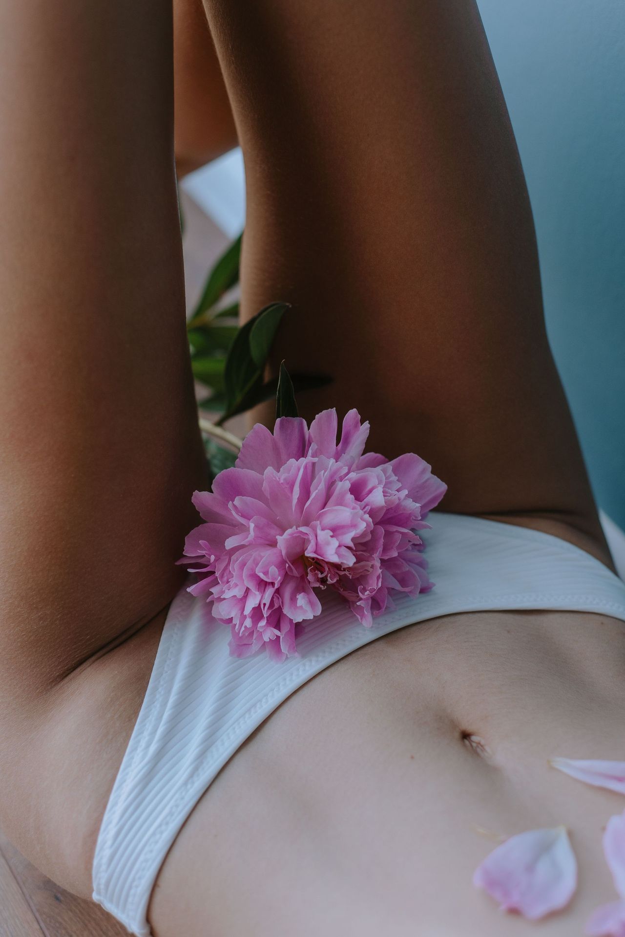 Smooth bikini line after a Brazilian wax in Seattle