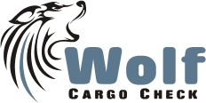 Logo: huilende wolvenkop, blauwe tekst