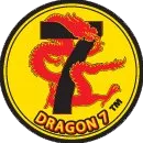 Yellow Dragon 7 team logo with a black dragon and red Chinese-style dragon on a circular emblem