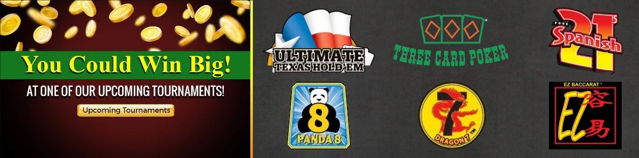 Colorful logo collage with “You Could Win Big!” promotional text and several company/product icons on a dark background
