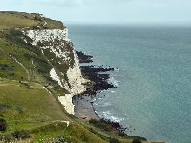 The White Cliffs of Dover and the Channel from the clifftop path