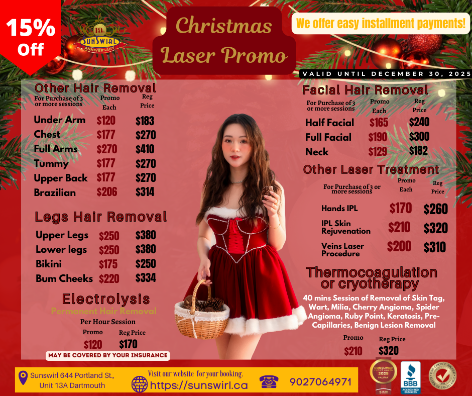 A woman is holding a sign that says march promo valid until march 31 , 2025.