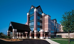 A large brick building with a lot of windows