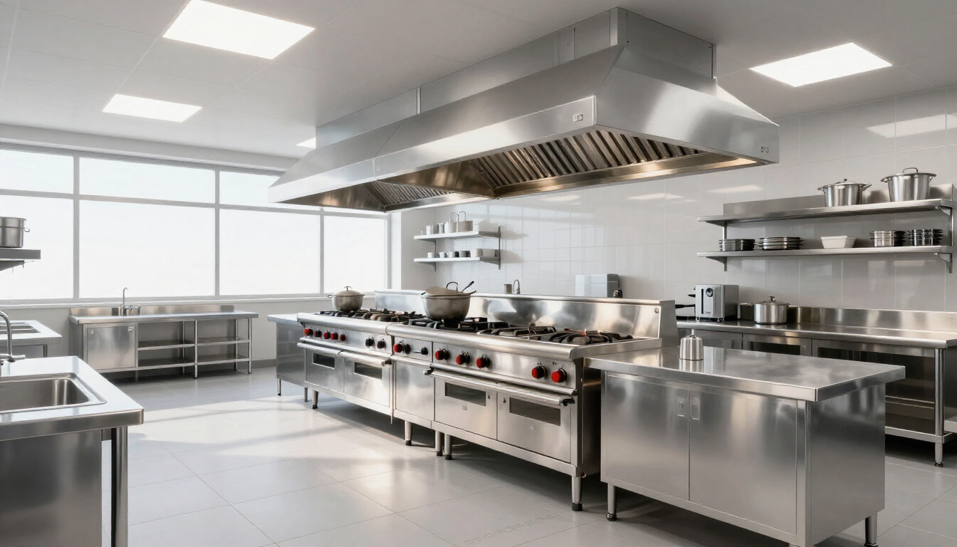 Modern Commercial Kitchen Exhaust System