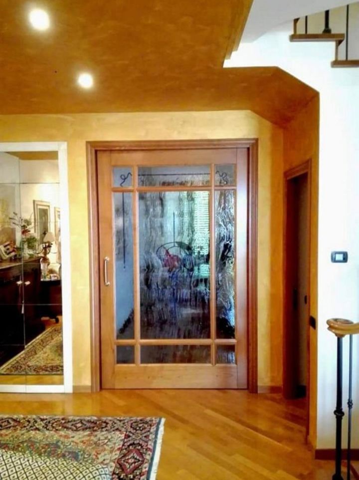 porta interna in legno massello