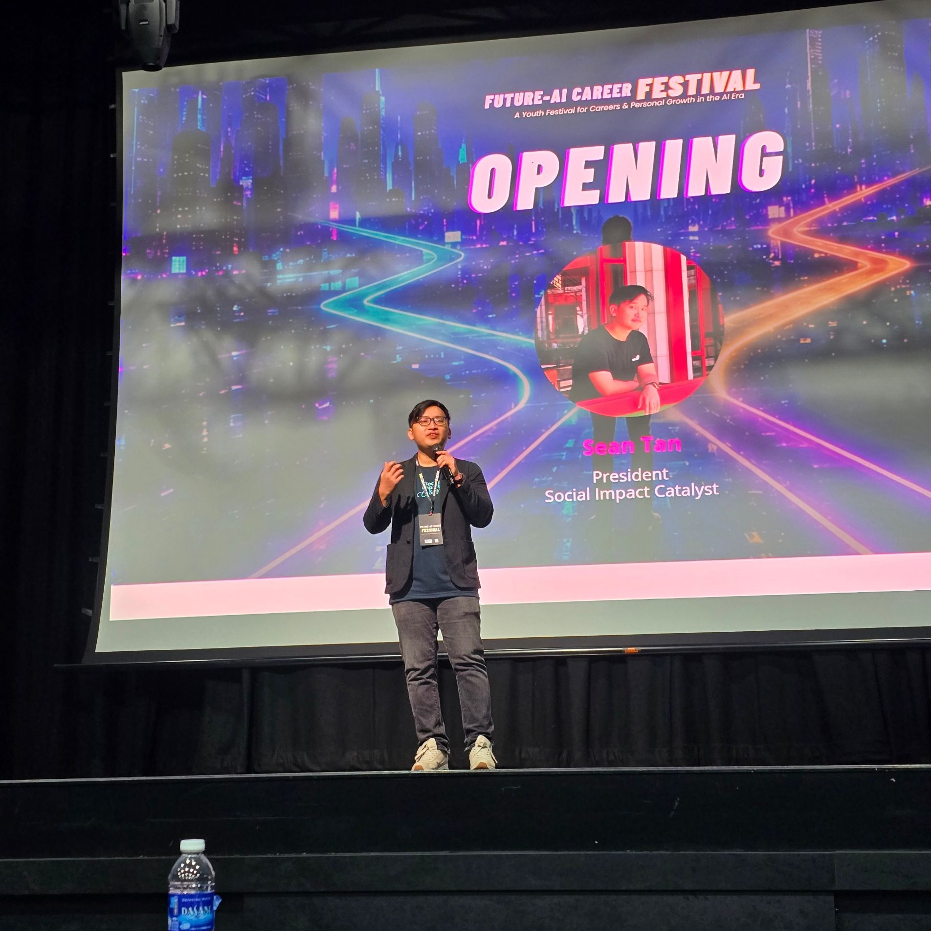 Sean Tan, President of Social Impact Catalyst (SIC), opening address