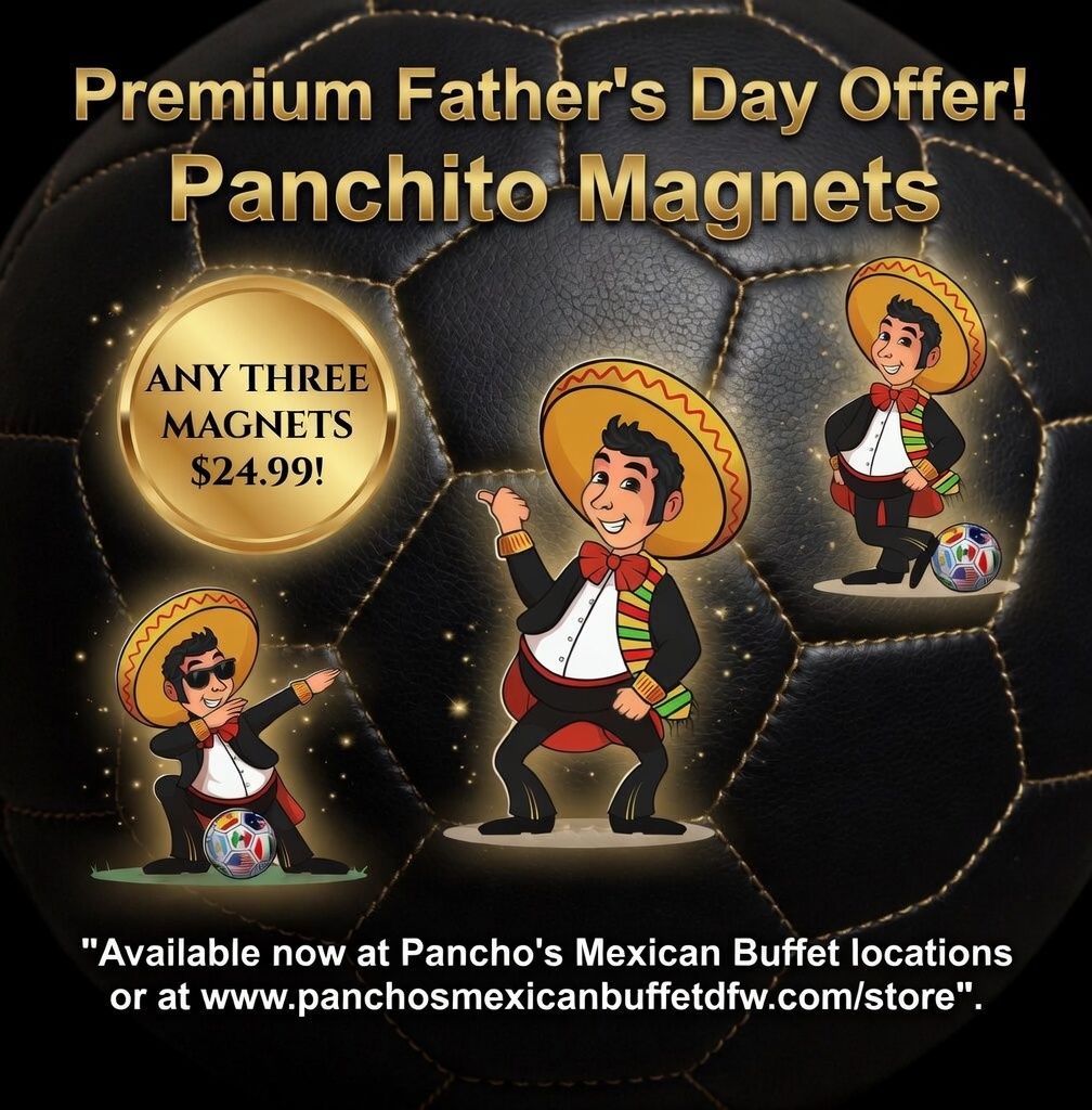 Limited Edition Panchito Soccer Magnets
