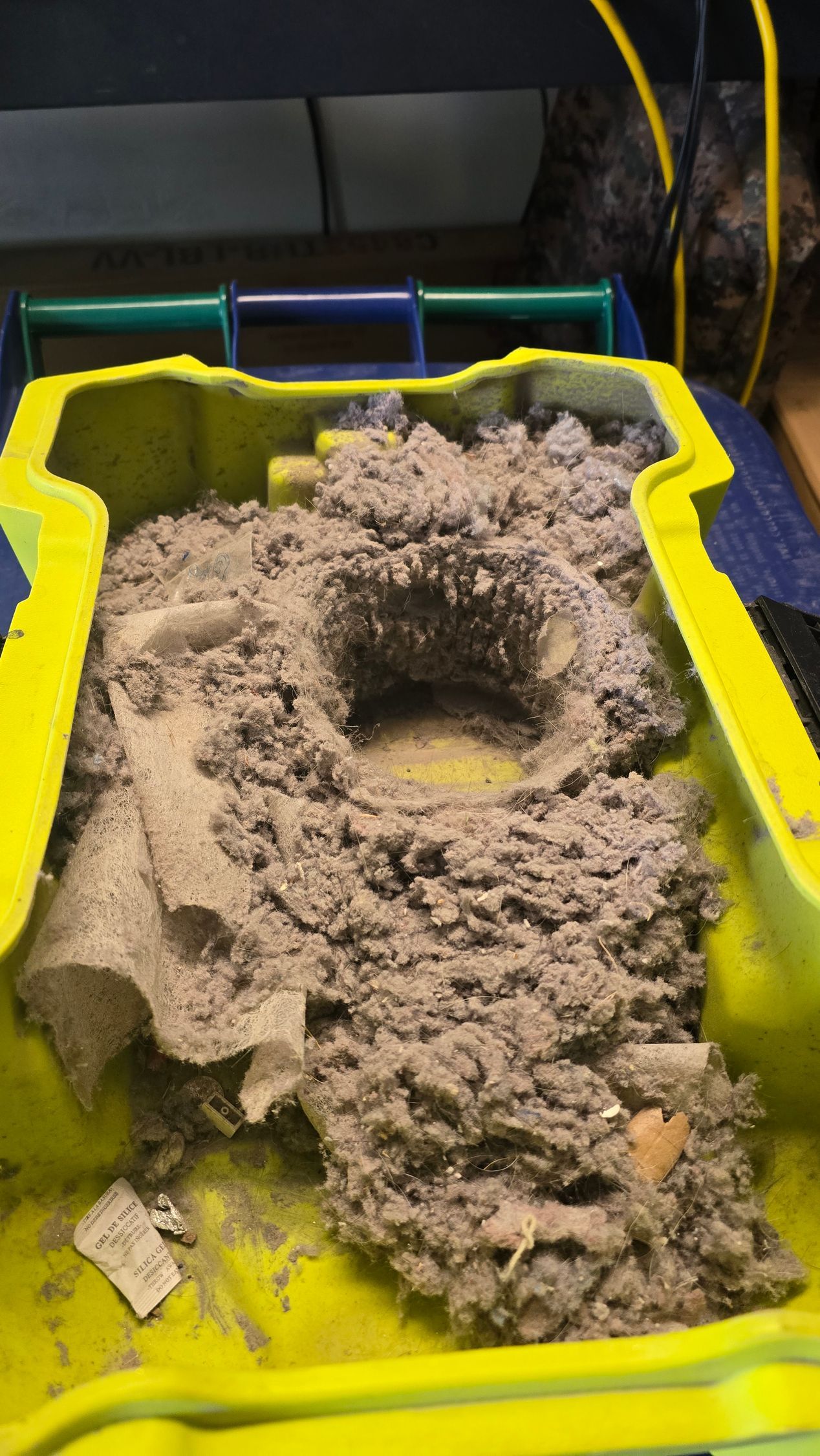 Debris removed from dryer vent in Tucson, AZ
