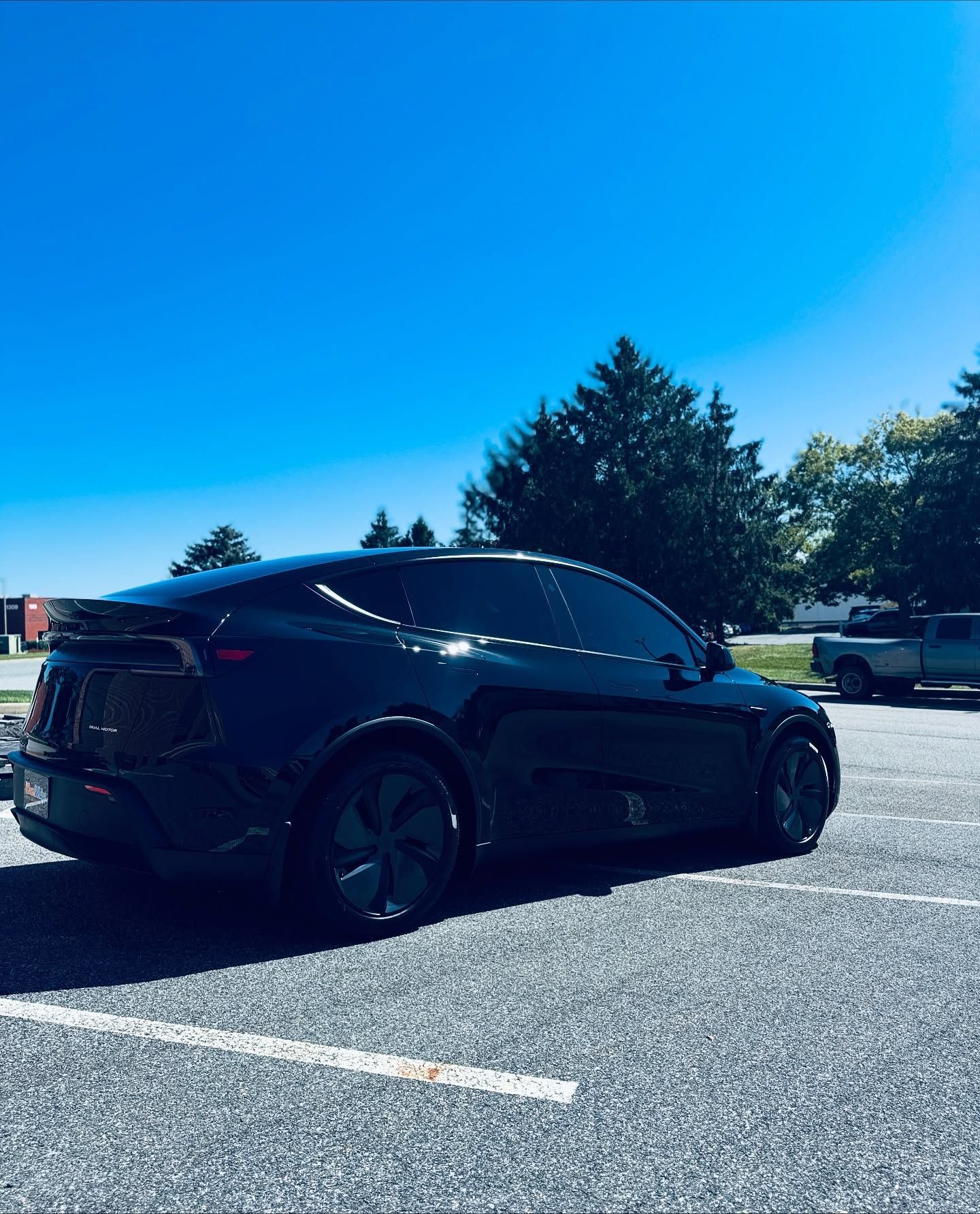 Tinted Black Car