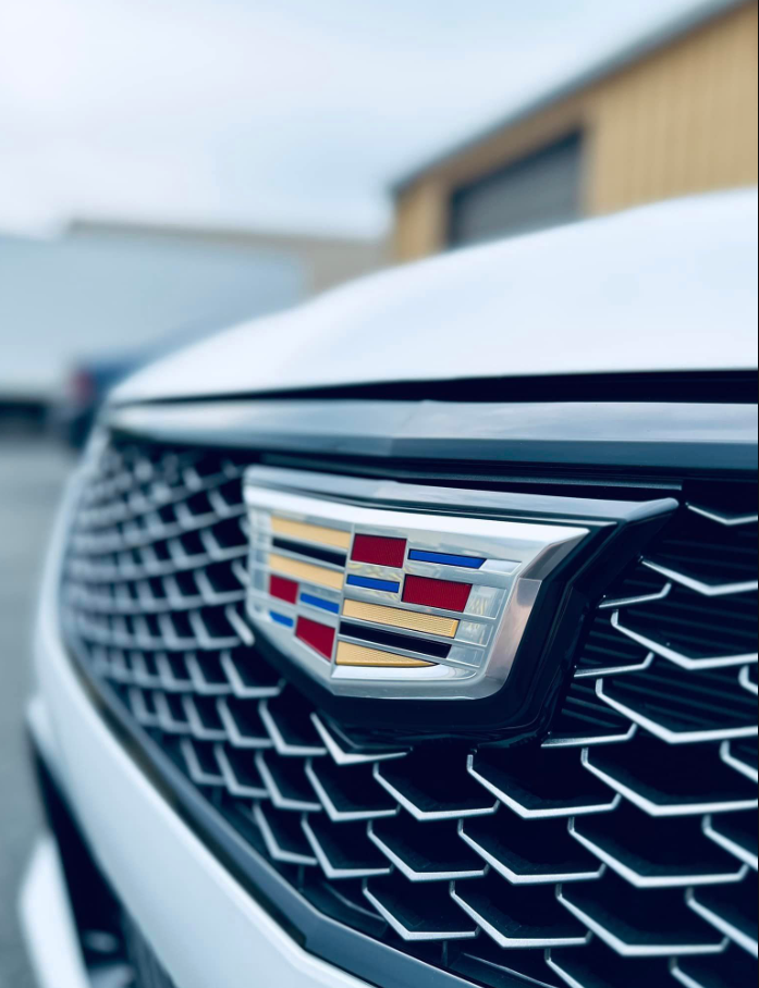white vehicle protected by ceramic coating