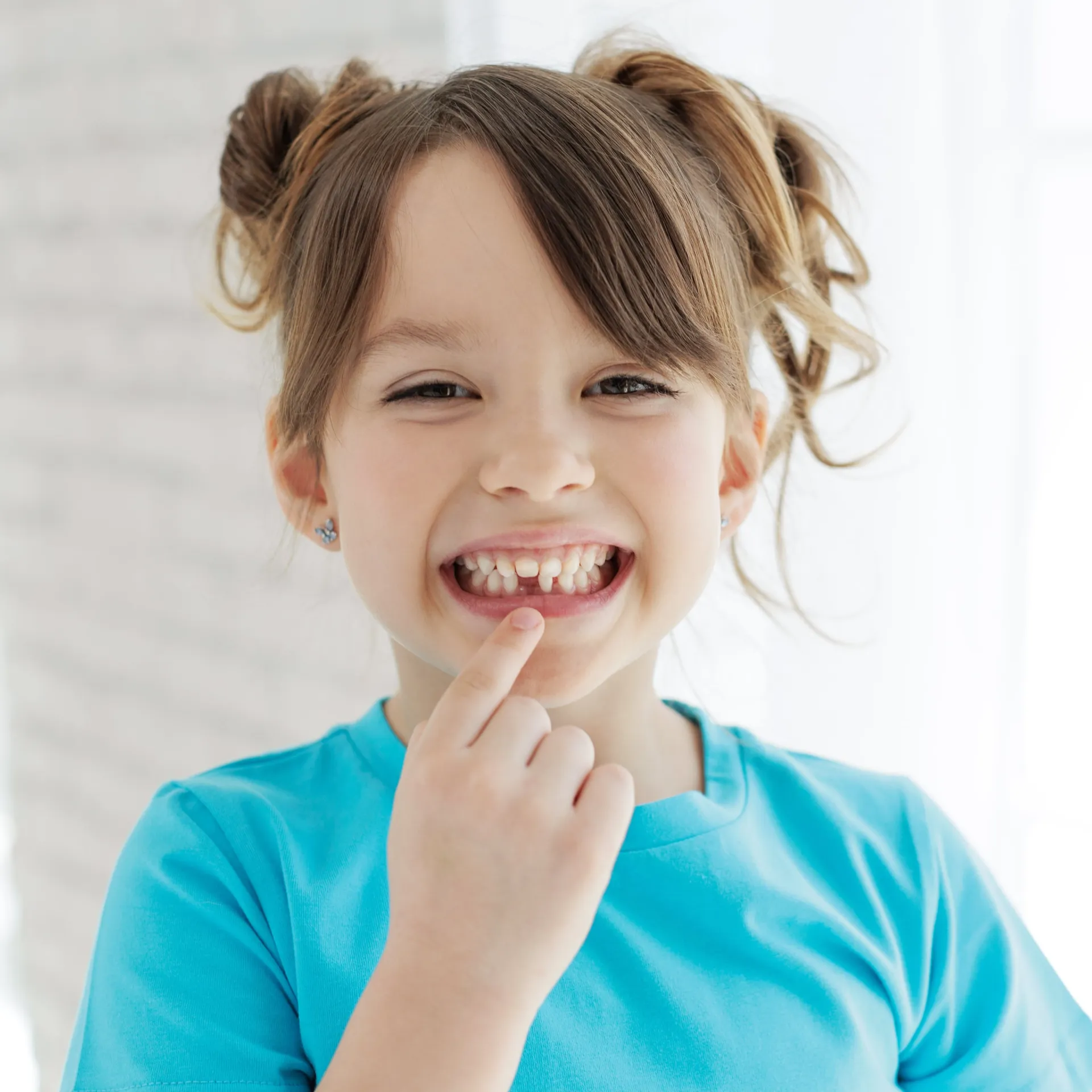 child smiling