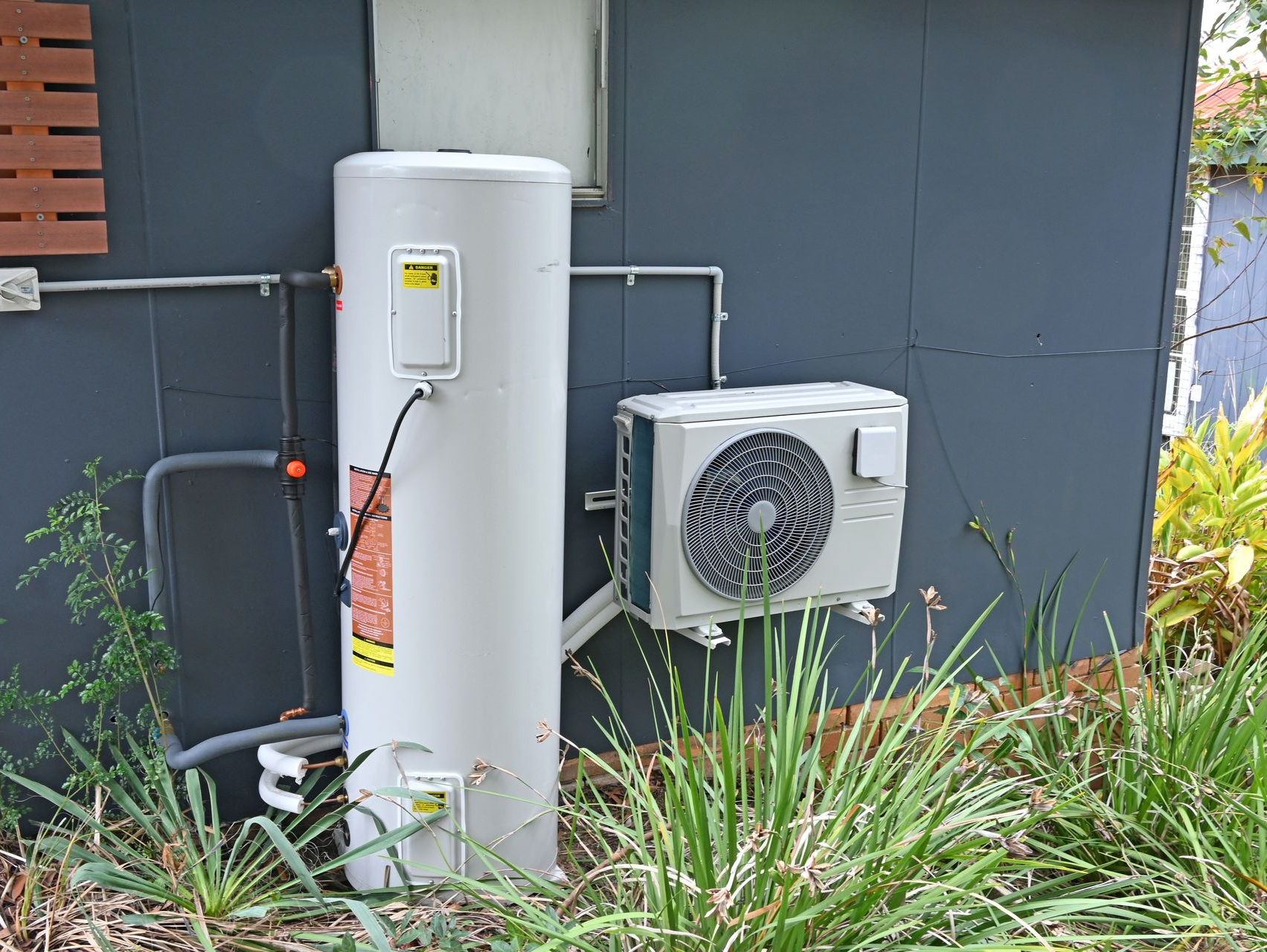 Outdoor View of a Water Heater — Taps 'R' Us in Baringa, QLD