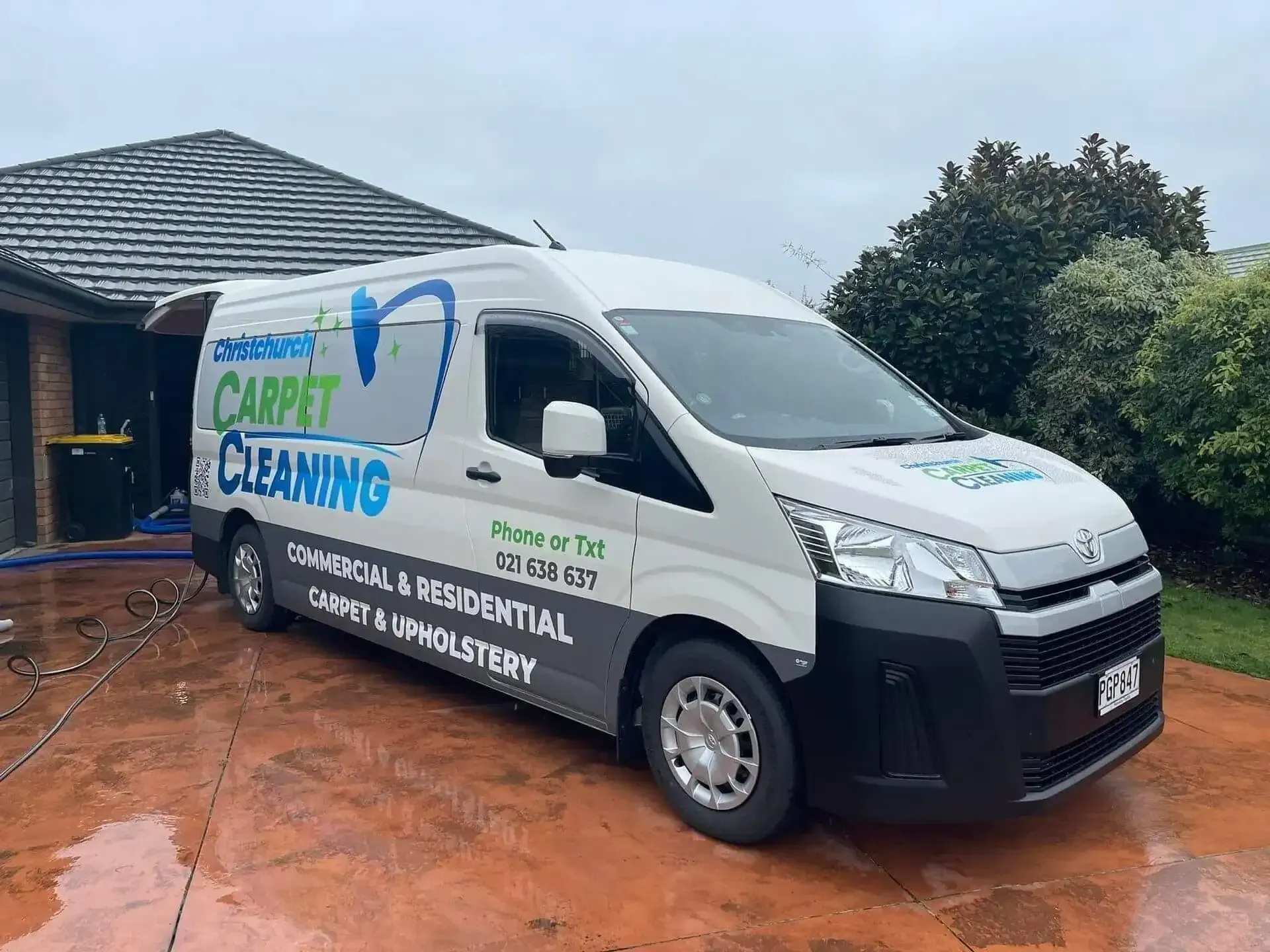Christchurch Carpet Cleaning Van