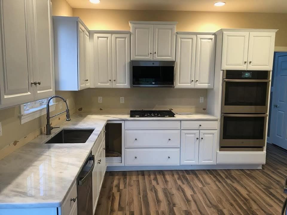 Cabinet refinishing professional