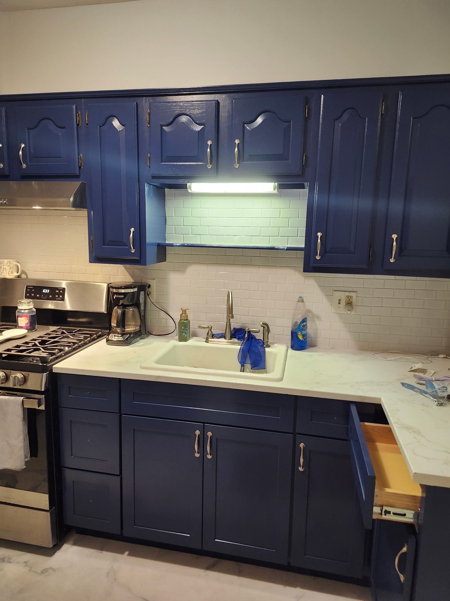 Cabinet refinishing professional