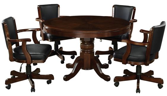 Poker Table with 4 chairs
