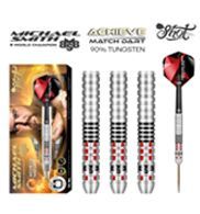 Michael Smith Achieve Steel Tip Dart Set - 90% Tungsten Barrels