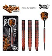 Shot Pro Series - Bradley Brooks Steel Tip Dart Set - 90% Tungsten Barrels