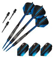 Viper Black Flux 90% Tungsten Steel Or Soft Tip Conversion Darts Blue 20 Grams