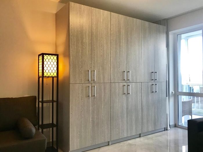 Modern Wooden Cabinet — Cabinetry In Carrington, NSW