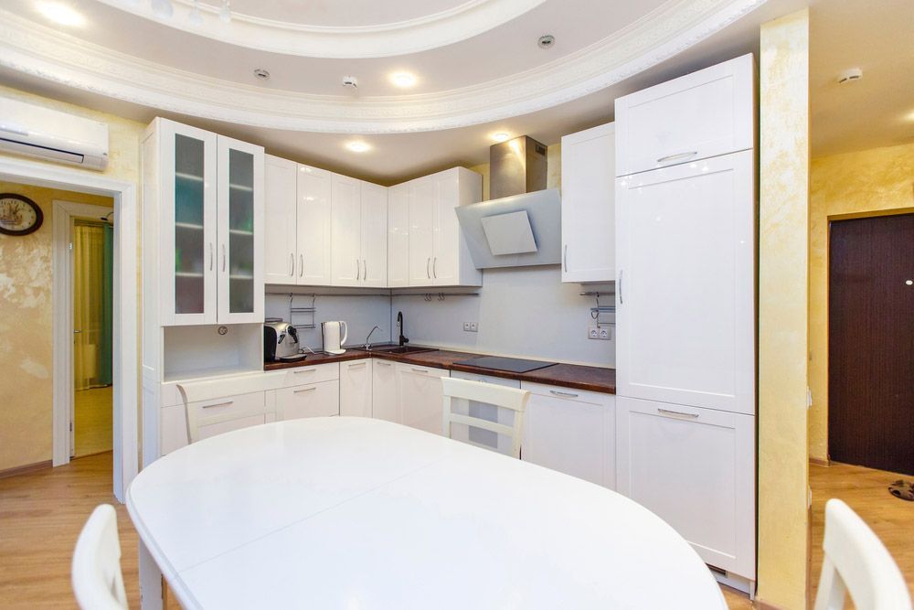 Kitchen Floating Cabinets — Cabinetry In Nambucca Heads, NSW
