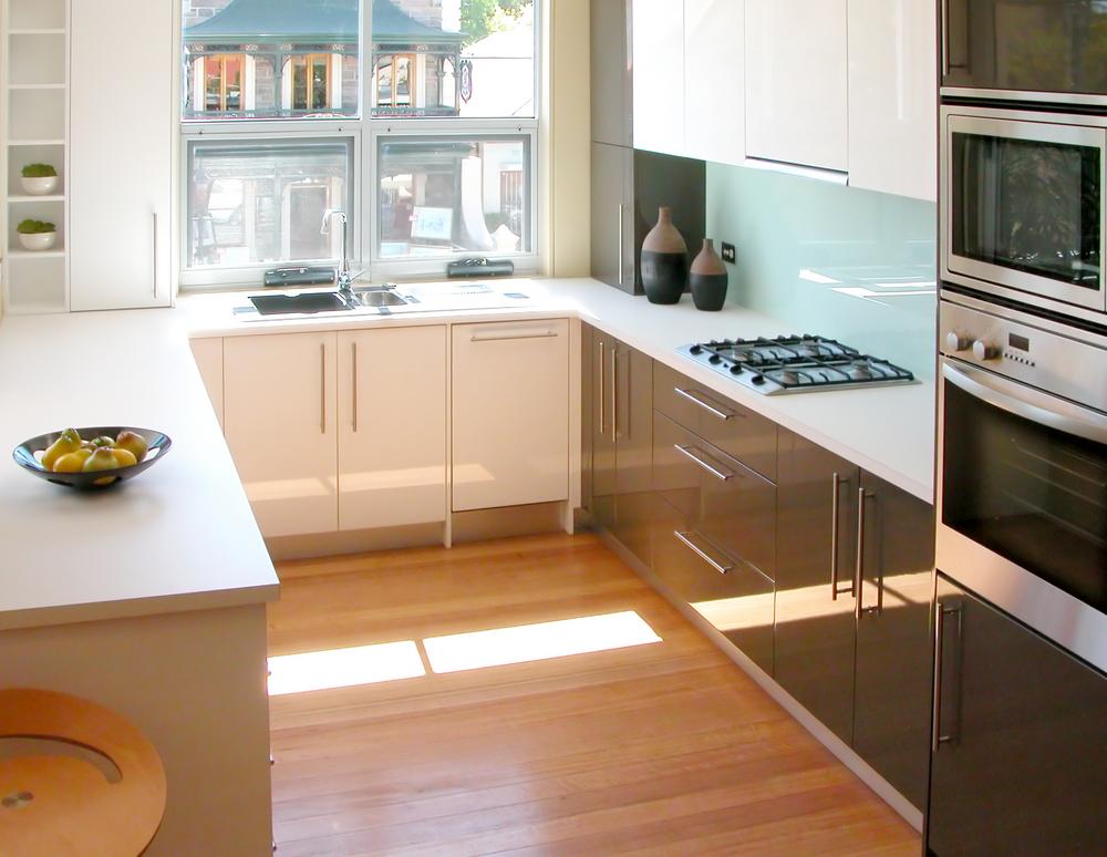 Stylish Cabinets Installed In Modern Kitchen — Cabinetry In Charlestown, NSW