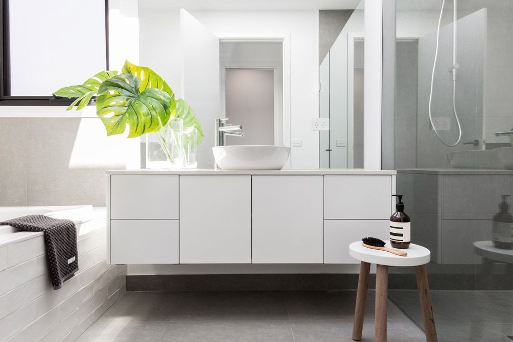 Bathroom Sink Cabinet — Cabinetry In Nambucca Heads, NSW
