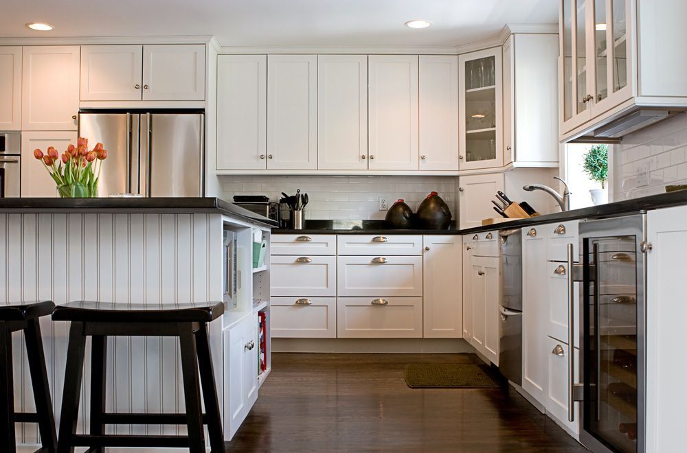 A White Kitchen Cabinets