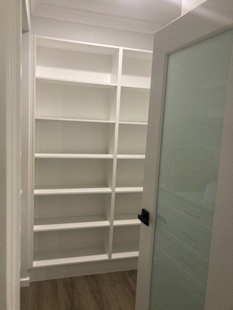 Pantry Storage Cabinetry — Cabinetry In Carrington, NSW
