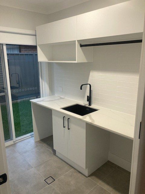 Laundry Area — Cabinetry In Carrington, NSW