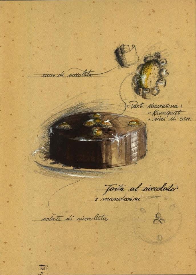 bozzetto per torta