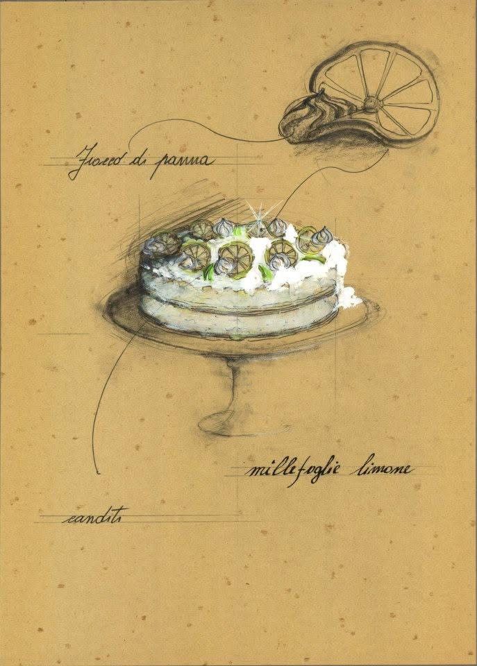 bozzetto per torta