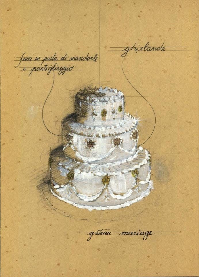 bozzetto per torta