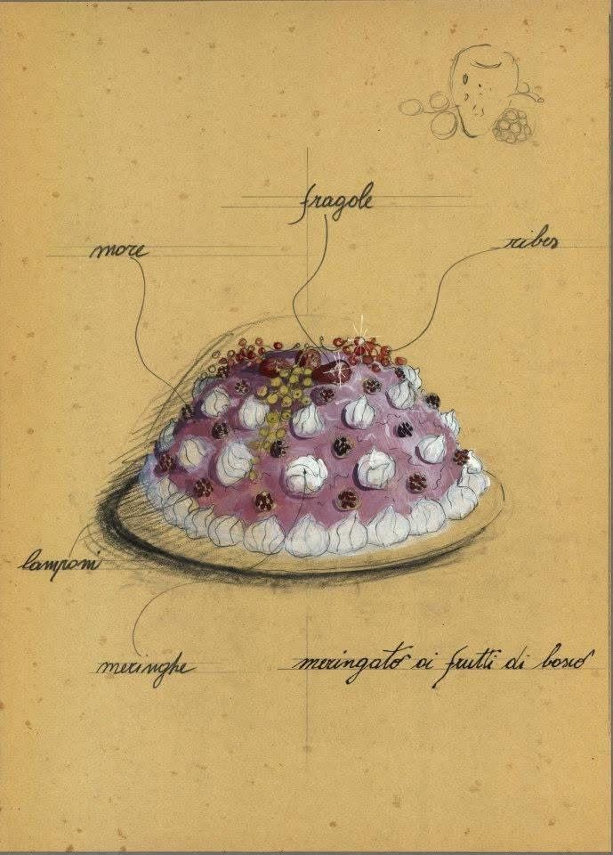 bozzetto per torta