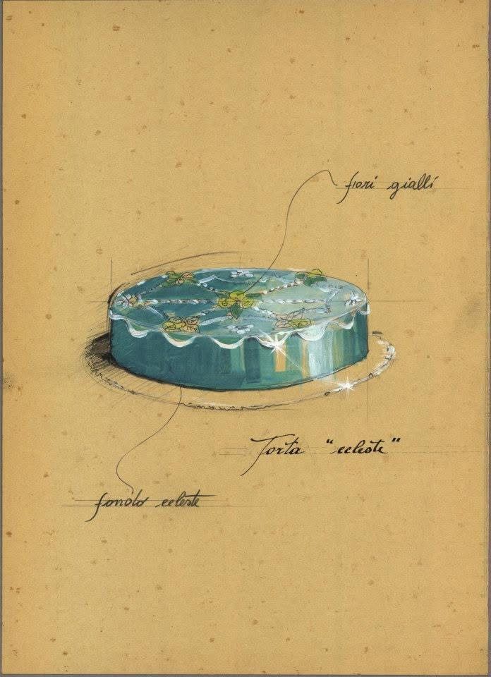 bozzetto per torta