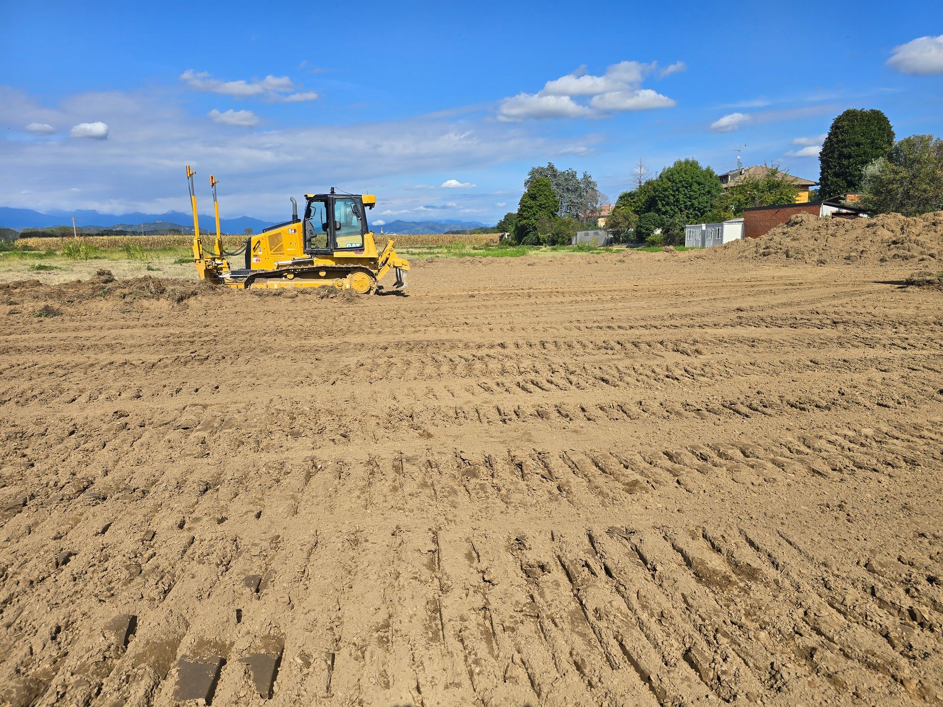 sistemazione di terreni agricoli a Romagnano Sesia
