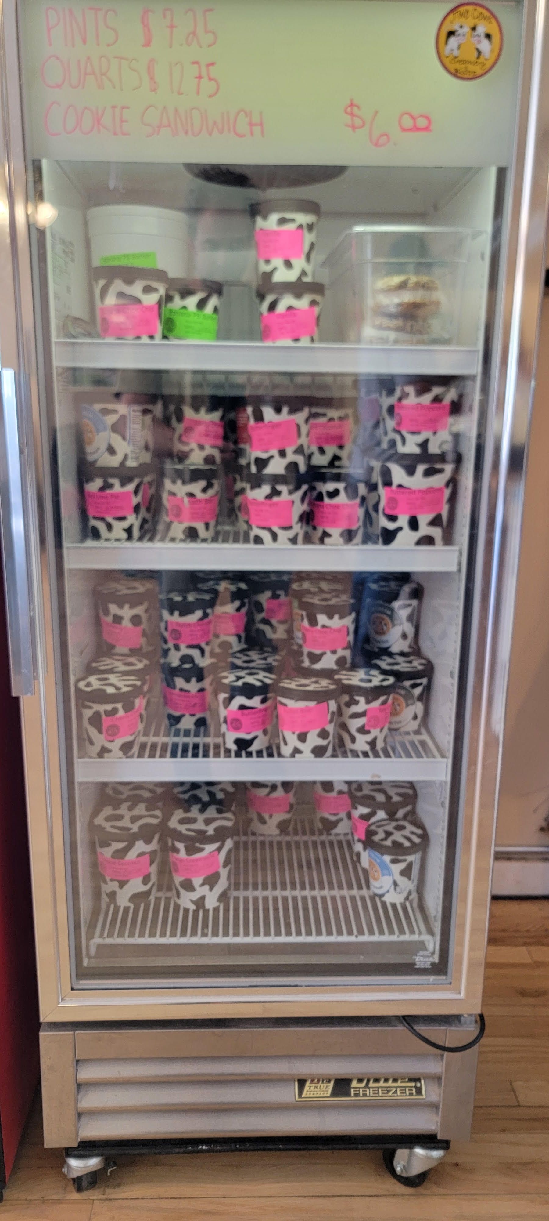 Image of Ice Cream in a freezer
