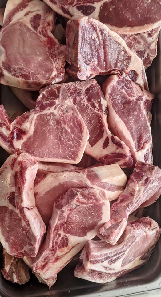 A close up of grass fed meat