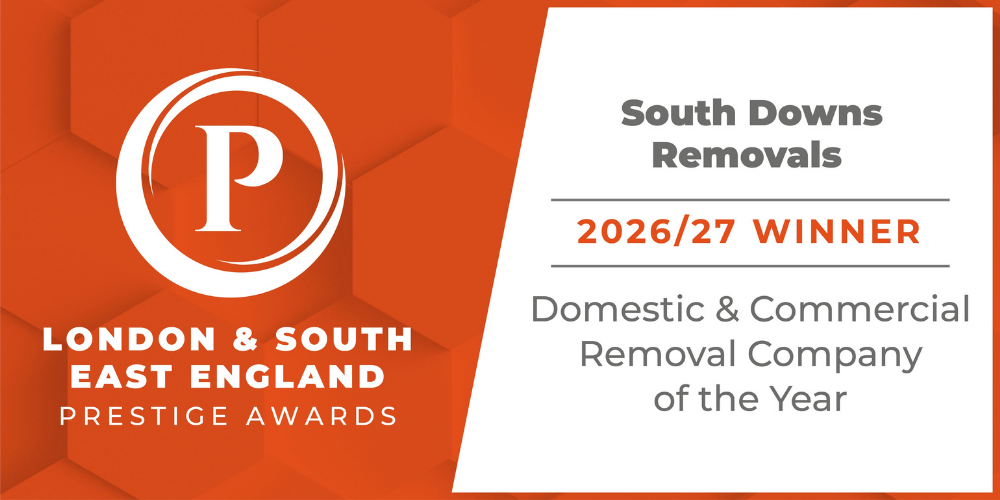 South Downs Removals, winner of the 2026/27 London & South East England Prestige Award for Removal Company of the Year.