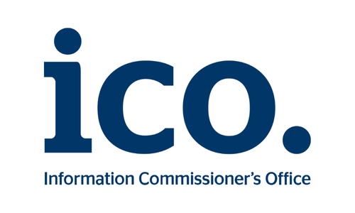 Logo for the Information Commissioner's Office (ICO). Dark blue text on a white background.