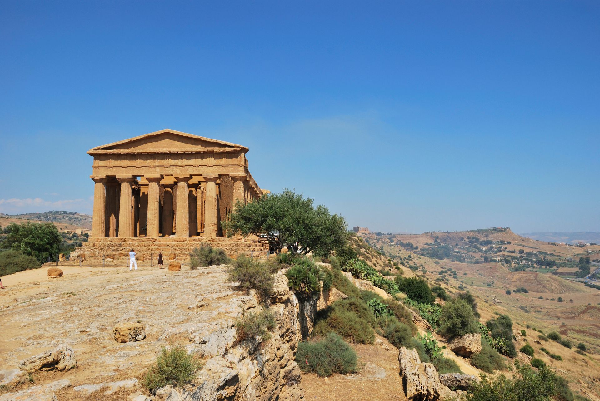The Valley of Temples in Agrigento, Sicily.