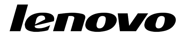 A black and white logo for lenovo on a white background