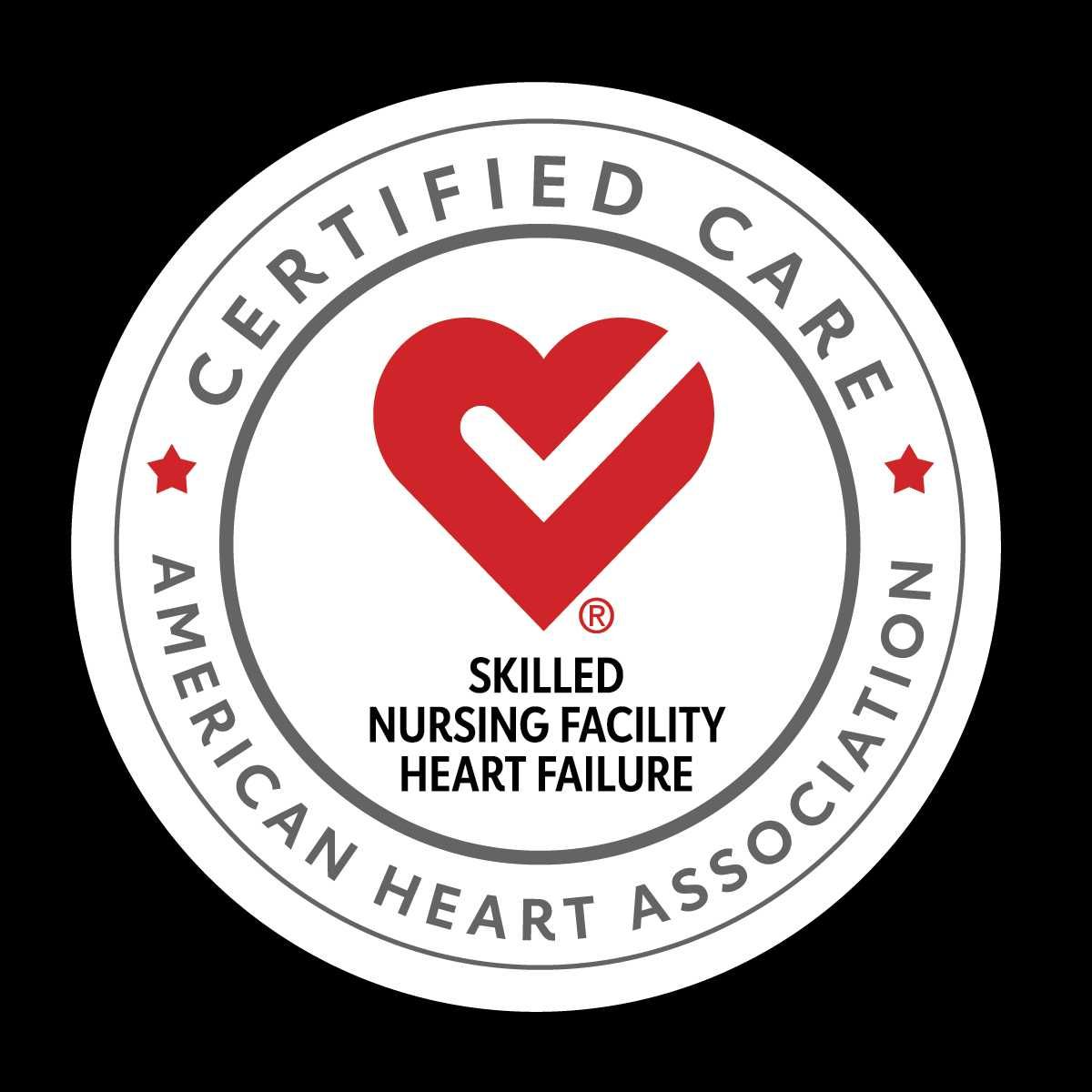 American Heart Association Heart Failure certification seal