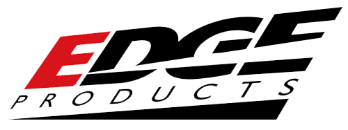 The logo for edge products is black and red on a white background.