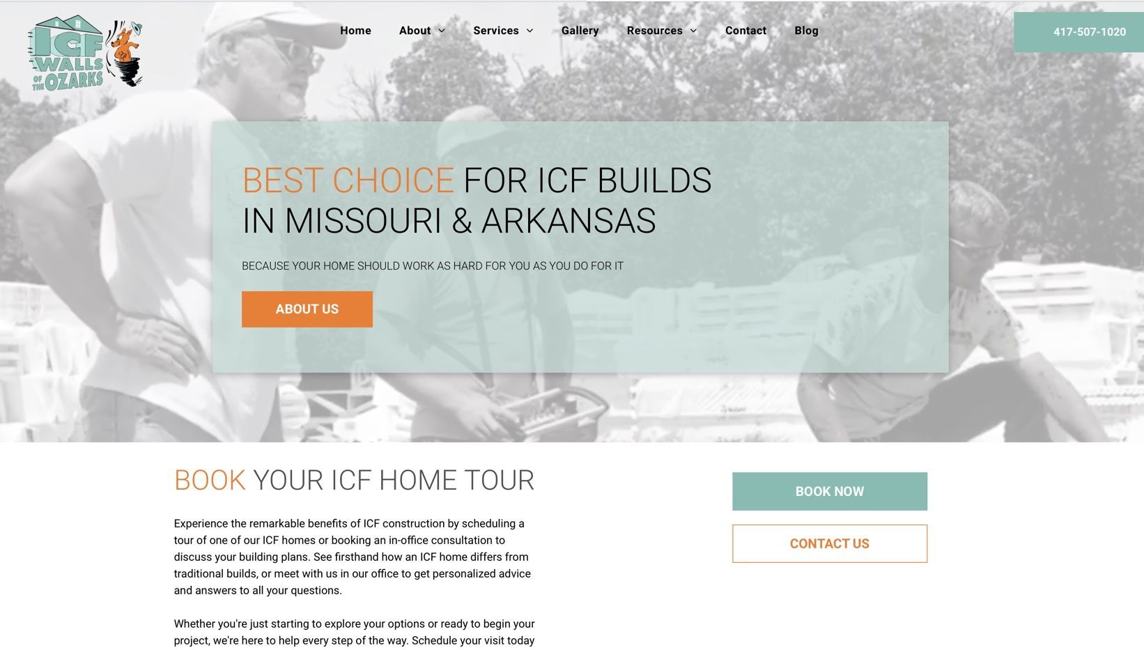 ICF SEO Makeover and Website Design Client | Ozark, Branson, Springfield, MO