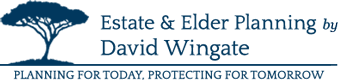 A logo for estate and elder planning by david wingate