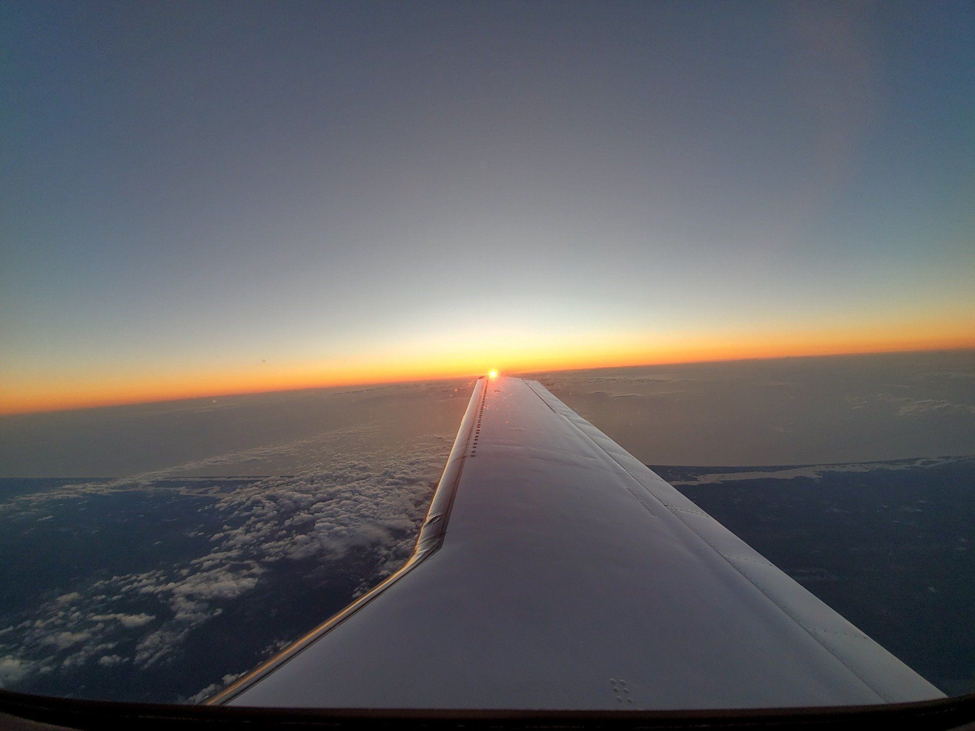 Beautiful View Inside Airplane — Bloomington, IL — Tailwind Waymakers