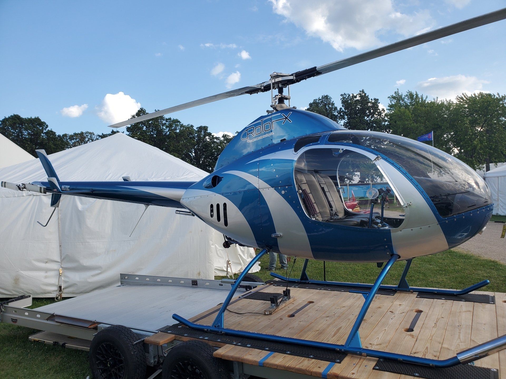 Sky Blue Color Helicopter — Bloomington, IL — Tailwind Waymakers