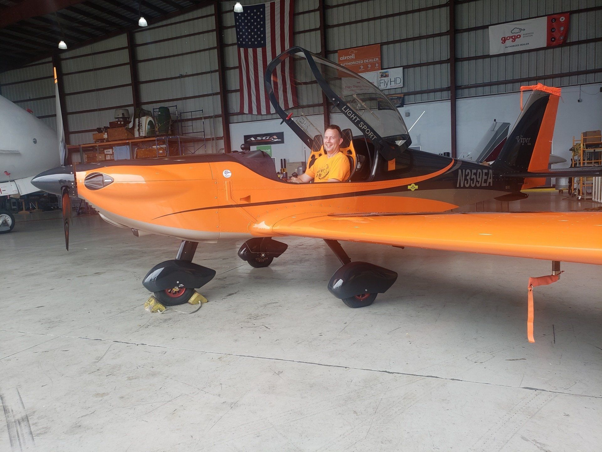 Orange Colored Aircraft — Bloomington, IL — Tailwind Waymakers