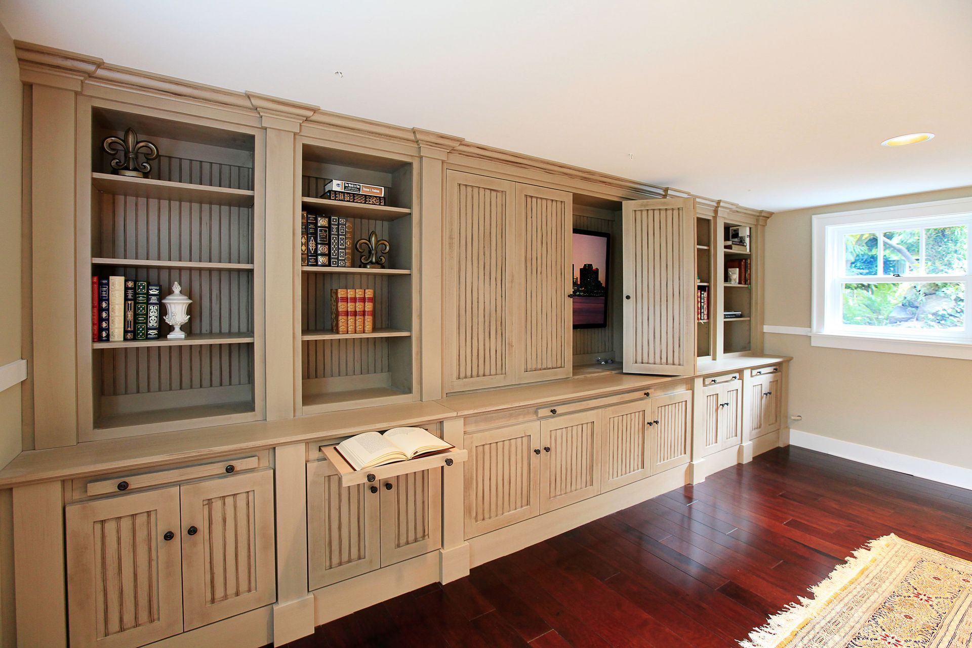 Custom Cabinets Entertainment Center 2